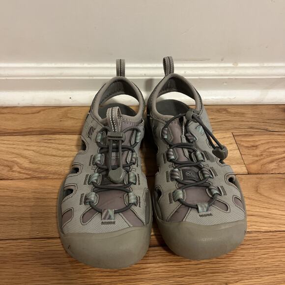 Keen Newport H2 Sport Sandals Waterproof Hiking Camping Gray Womens Size 7.5 - Picture 4 of 9